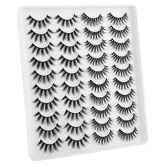 LANFLOWER handmade strip lashes provide a lightweight, comfortable wear