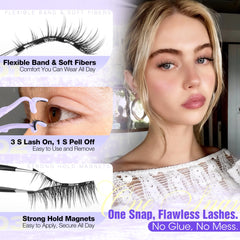 Lanflower magnetic lashes reusable for long-term value
