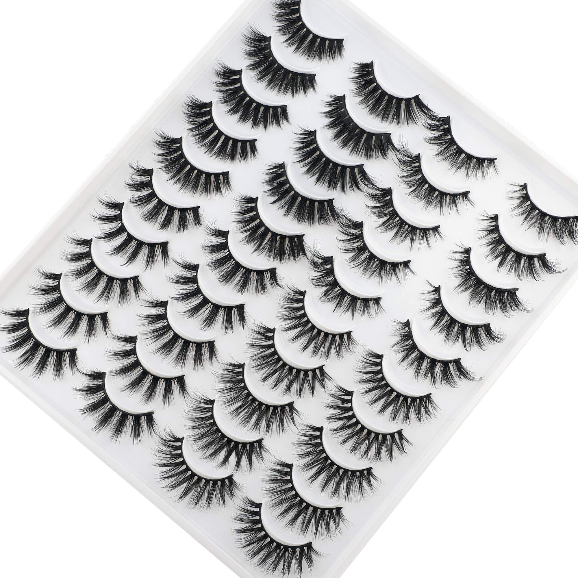 LANFLOWER soft-band lashes provide comfortable wear with natural lash blending.