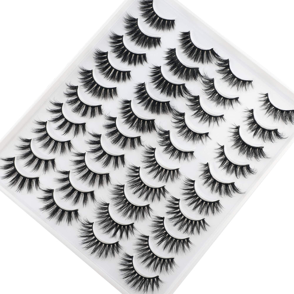 LANFLOWER soft-band lashes provide comfortable wear with natural lash blending.