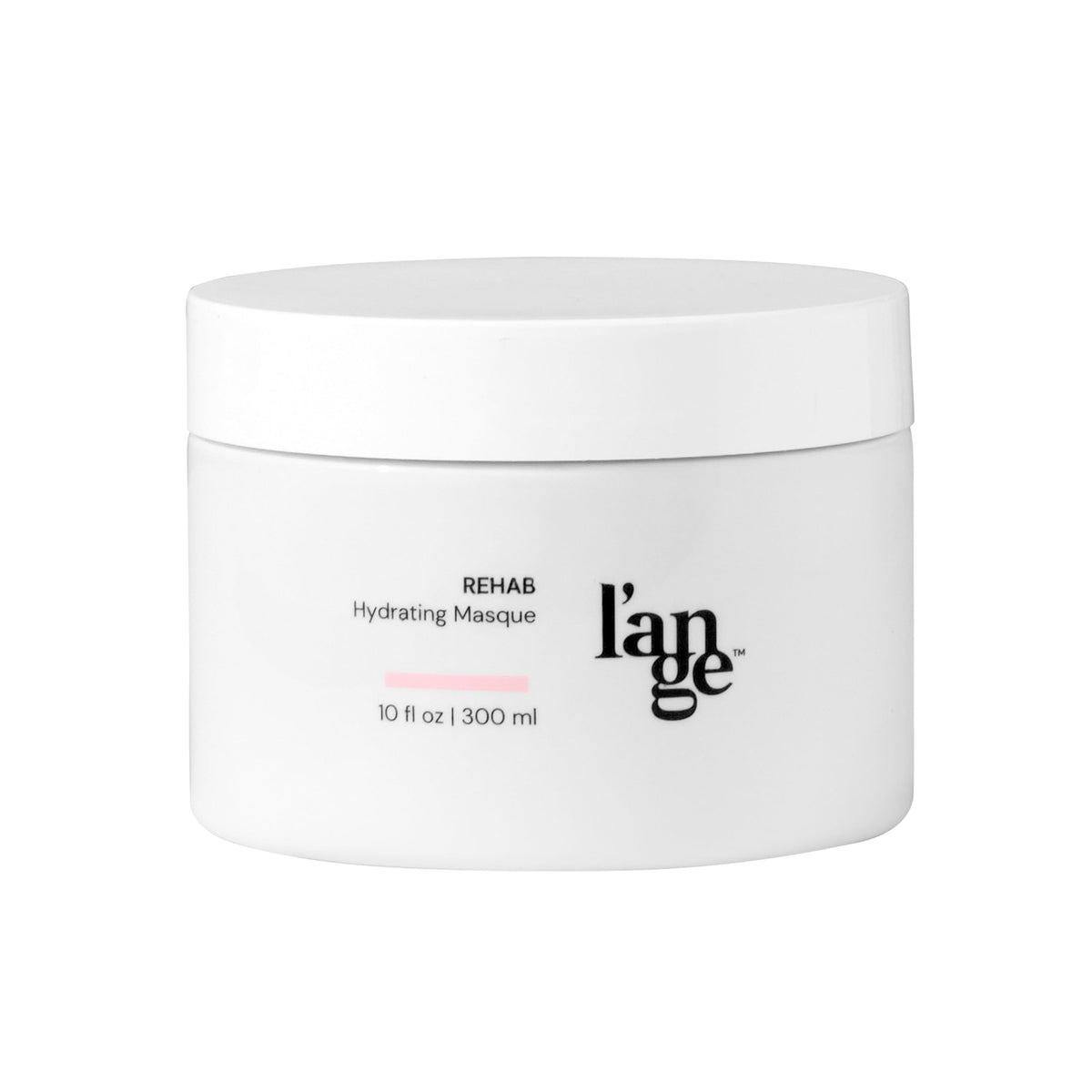 L'ANGE HAIR Rehab Hydrating Masque bottle ready for deep conditioning and shine.