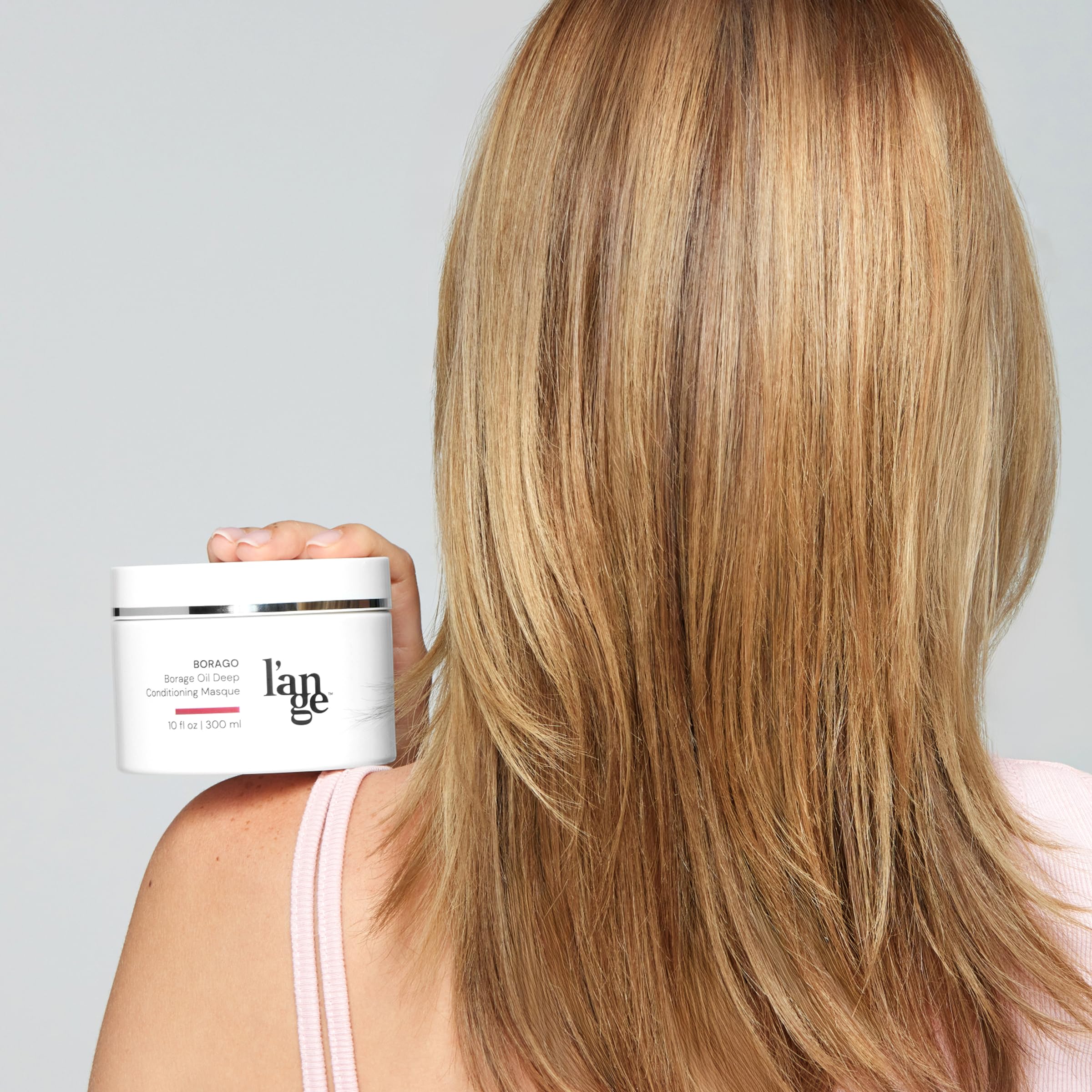 Packaging image for Lange Borago Masque showcases sulfate-free formula