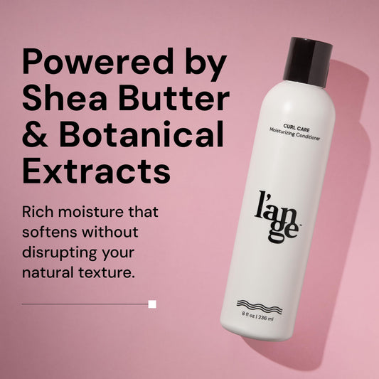 L'ANGE HAIR Curl Care Conditioner creamy texture with shea butter.