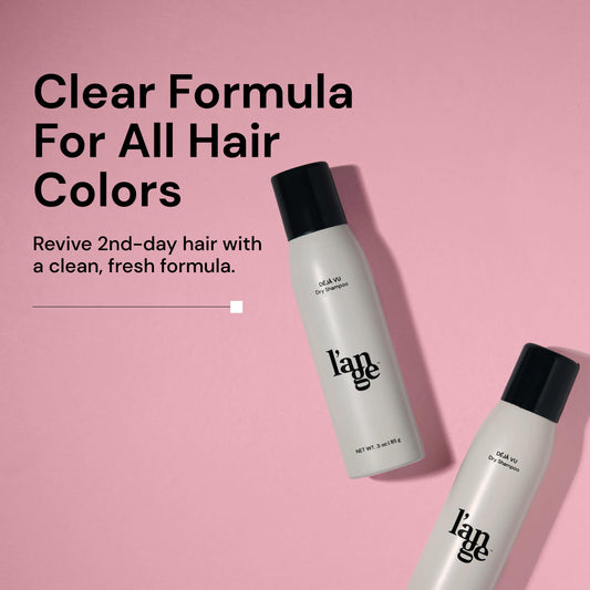 Lange Hair Deja Vu Dry Shampoo application near crown adds subtle volume.
