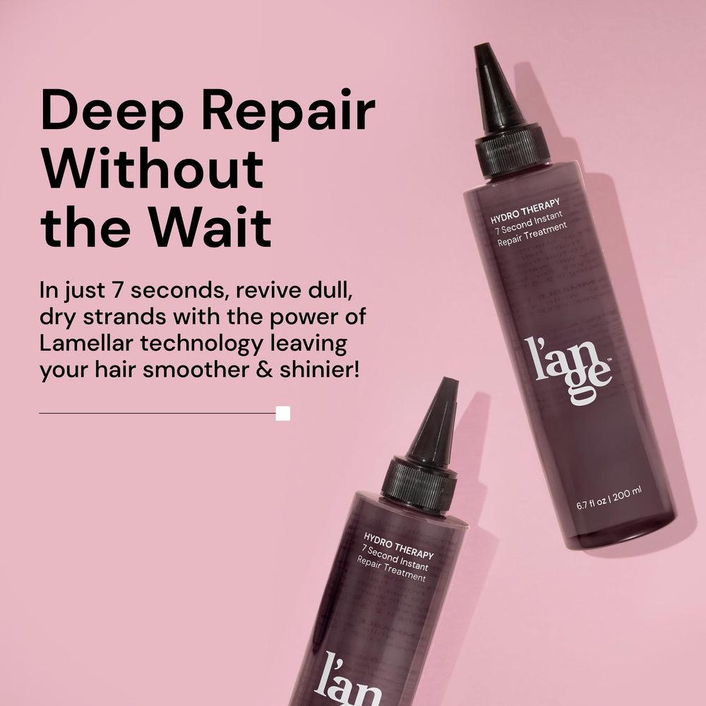L'ANGE HAIR Hydro Therapy precision nozzle applies evenly for all hair lengths