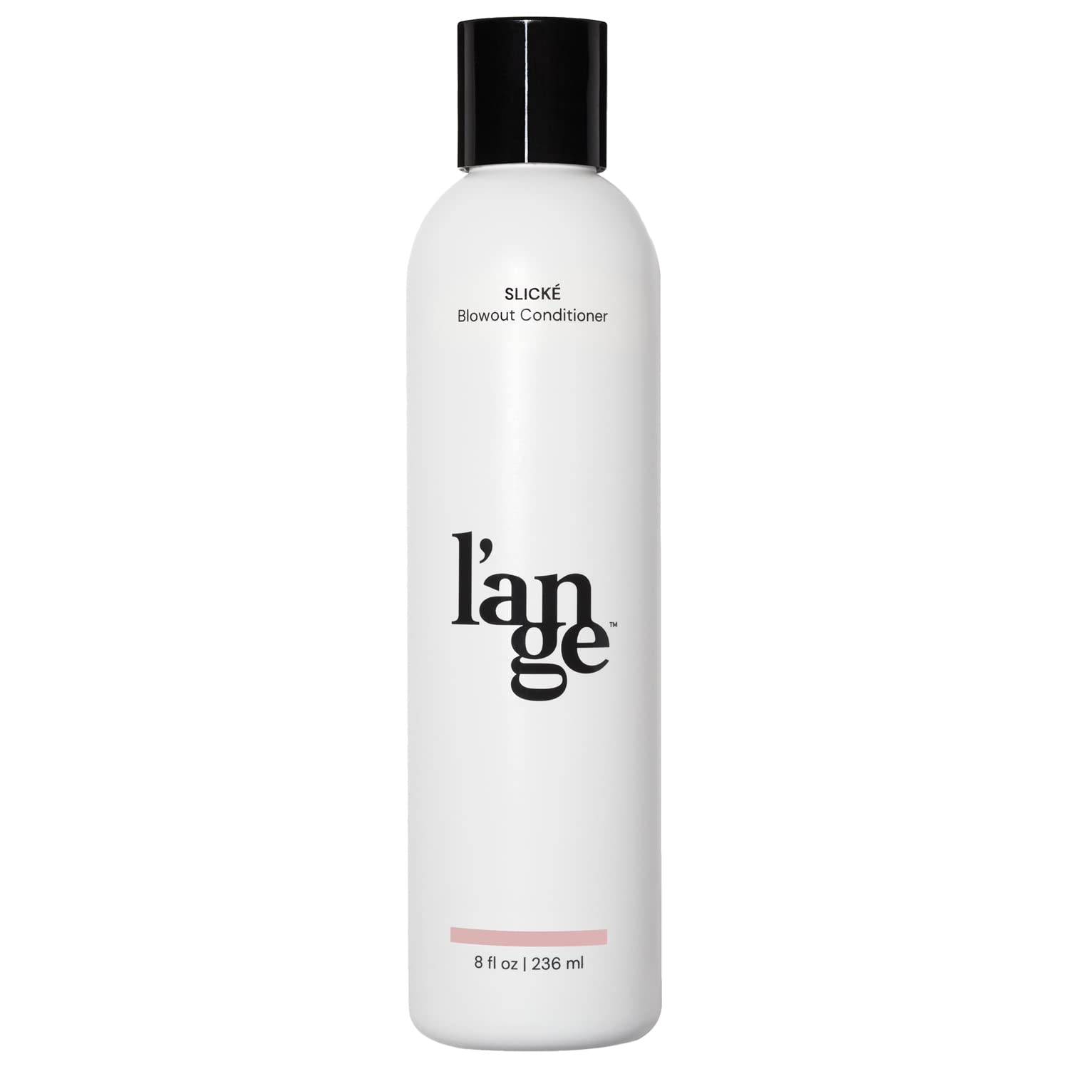 L'ANGE HAIR Slické Blowout Conditioner bottle pouring for weightless hydration and smooth, voluminous blowouts
