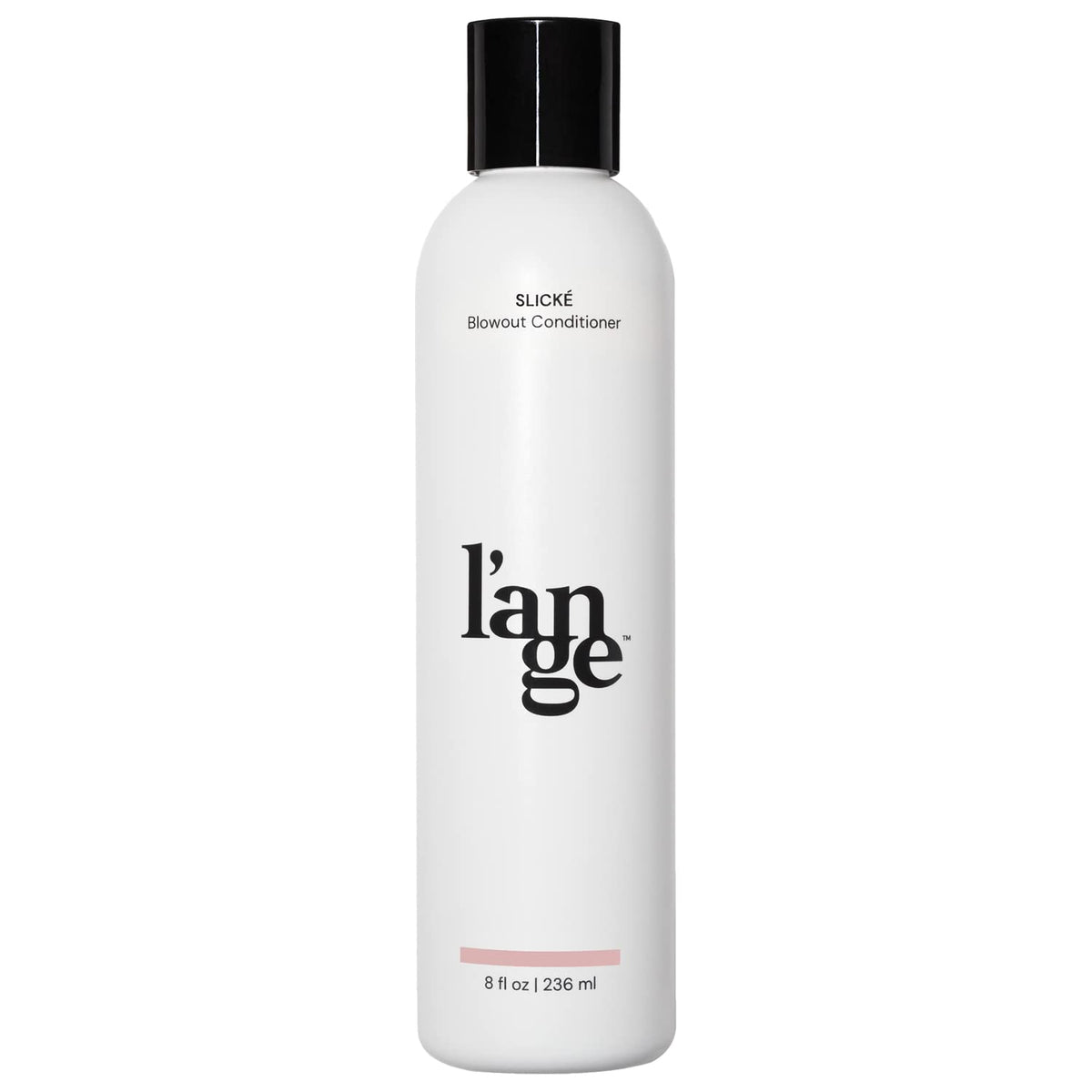 L'ANGE HAIR Slické Blowout Conditioner bottle pouring for weightless hydration and smooth, voluminous blowouts