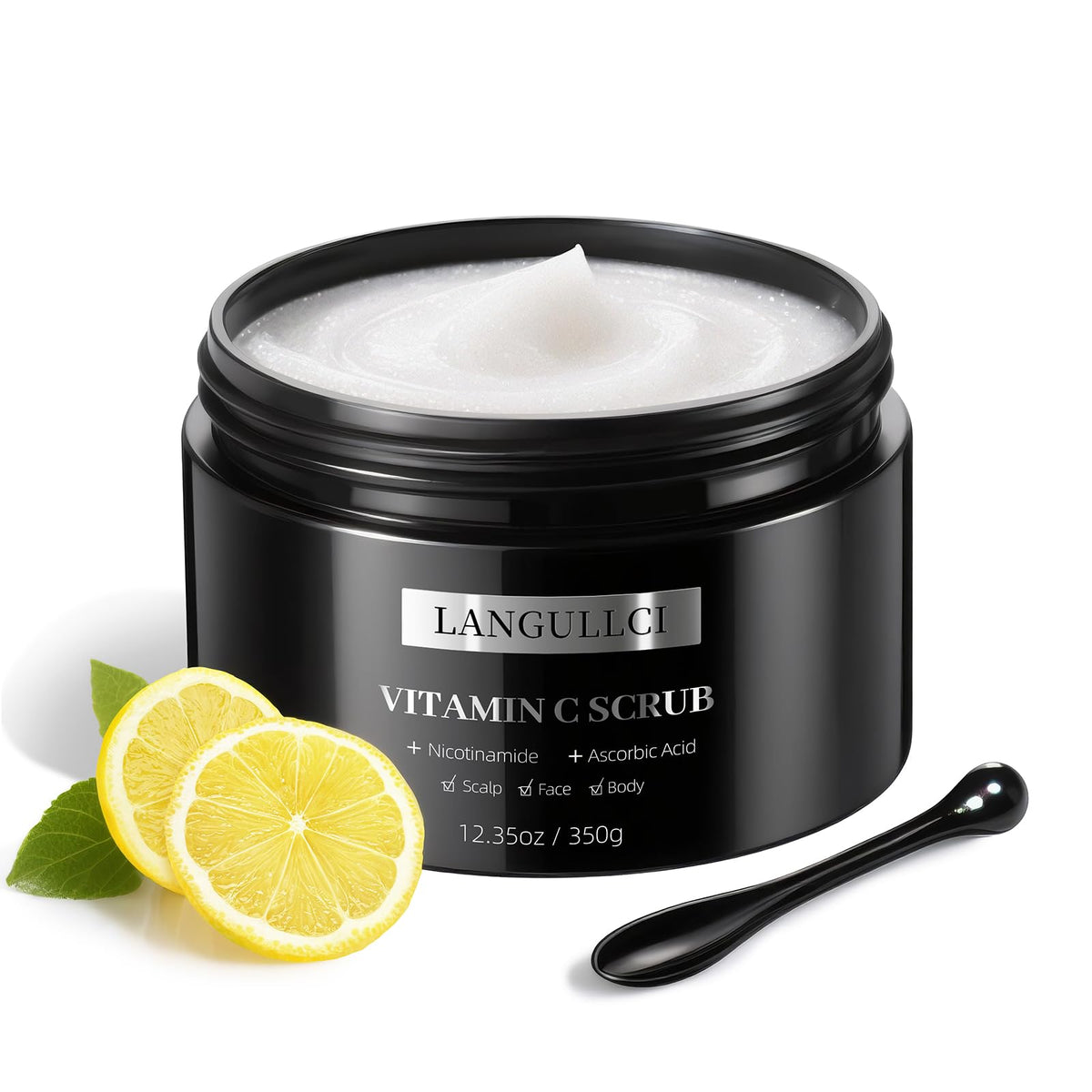 LANGULLCI Face Scrub Microdermabrasion for gentle daily exfoliation.