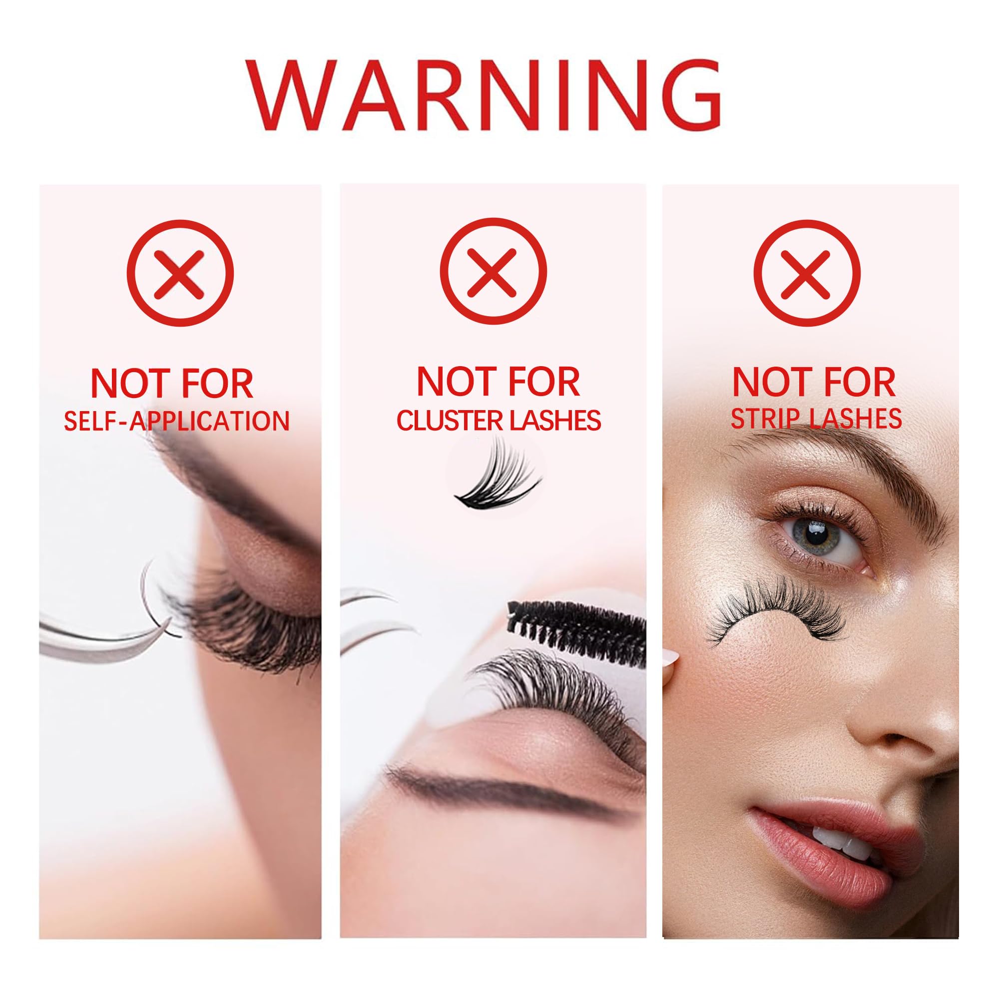 Clear label highlights low fumes and safety features for pros.