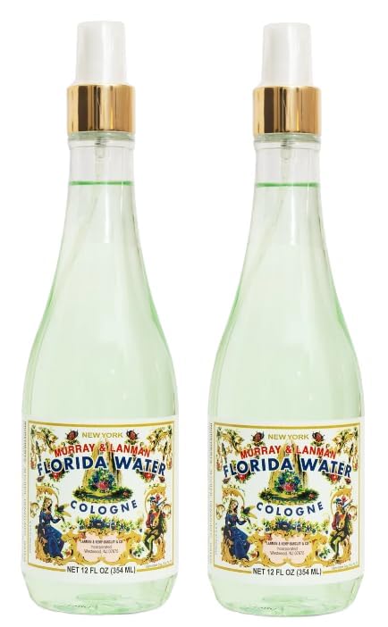 Lanman & Kemp Florida Water spray bottle illustrating a refreshing, citrus-floral fragrance for daily refreshment.