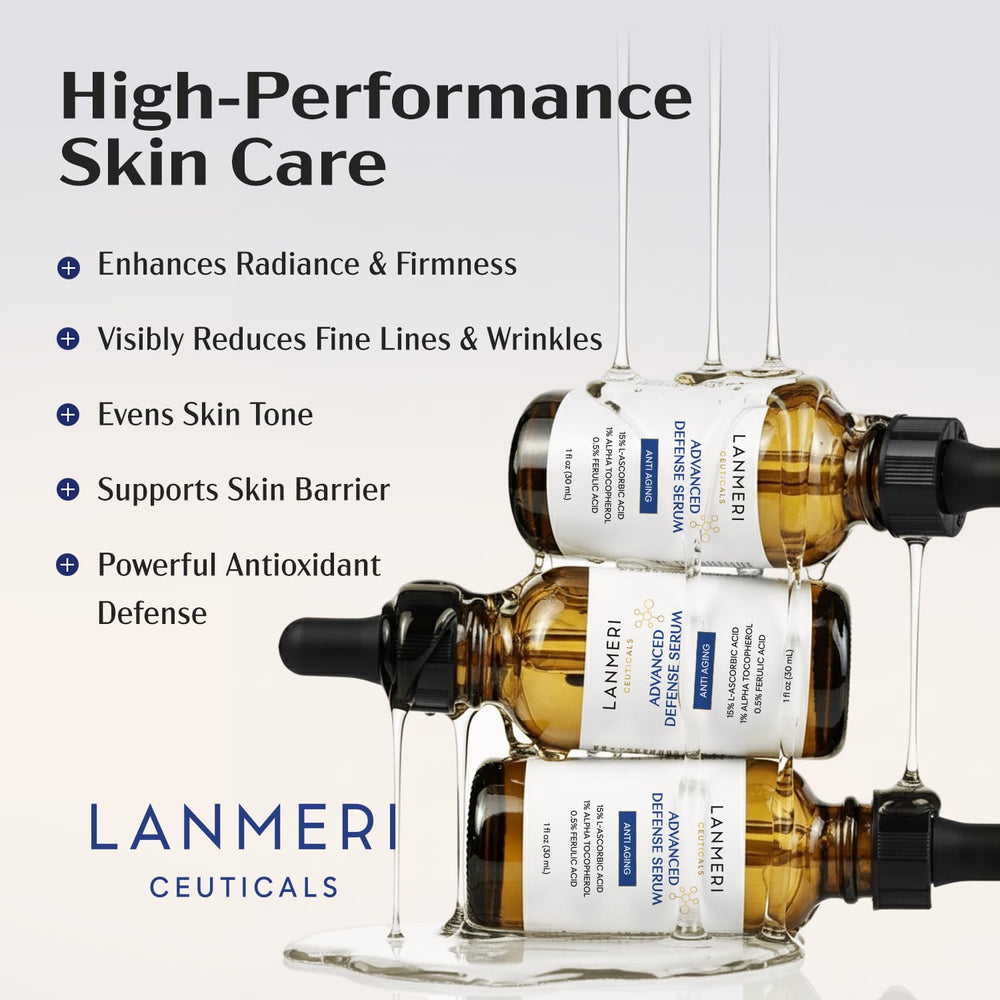 Lanmeri Ceuticals bottle pump top-view demonstrates precise dosing.
