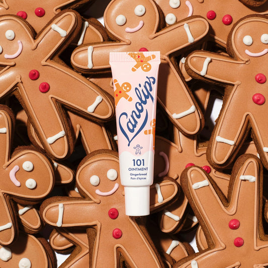 Lanolips 101 Watermelon flavor balm applied for deep hydration