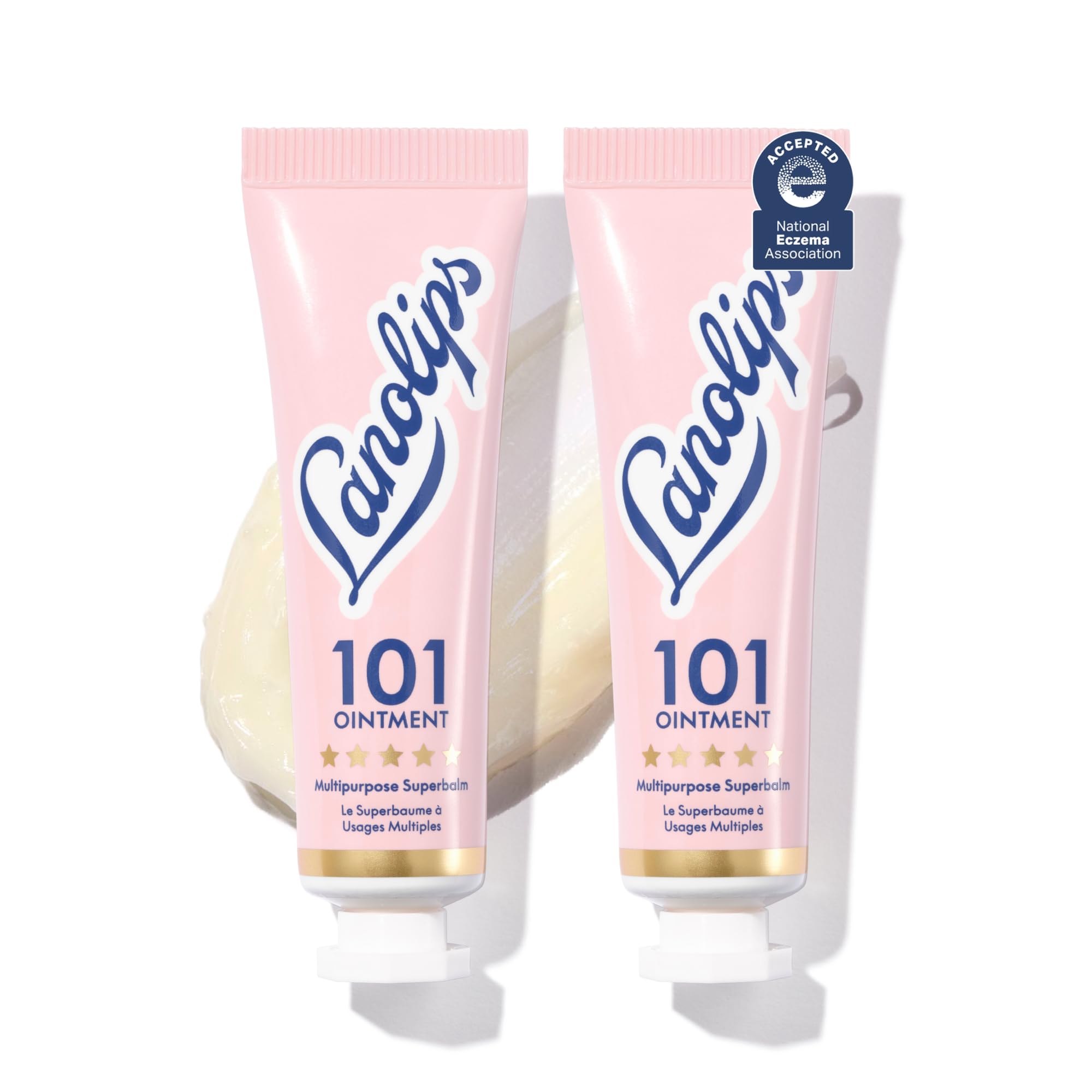 Lanolips 101 Ointment Duo Pack tin view for portable hydration
