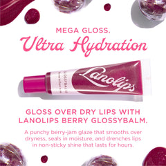 Lanolips Glossybalm Candy gloss delivers fruity glow with a non-sticky finish.