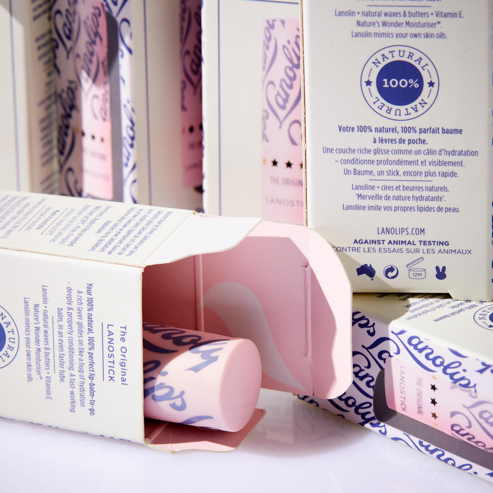 Lanolips Lanostick minty variant hints at refreshing peppermint aroma