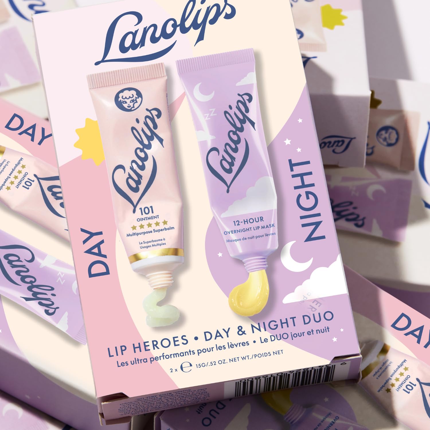 Lanolips Overnight Lip Mask tube for overnight hydration and repair.