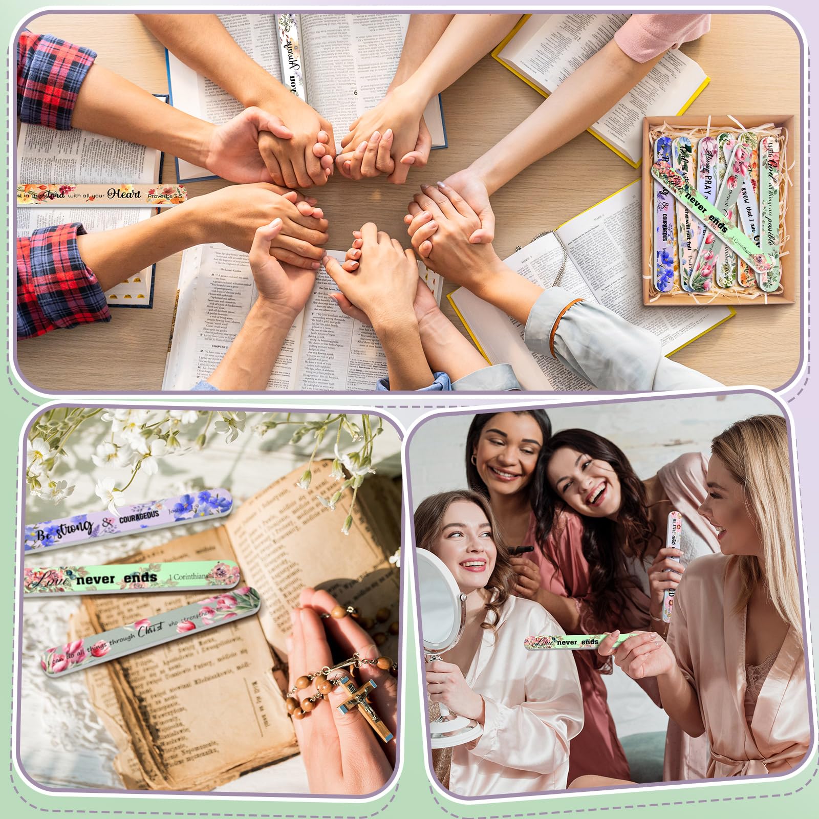Lanties EVA material emery boards provide durable, long-lasting nail care tools
