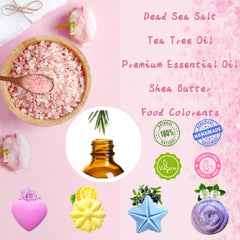 Lanwexy jasmine scent bath bomb for a calming spa-like soak.