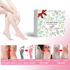 Lanwexy bath bombs with lemon scent to energize your soak and refresh feet.