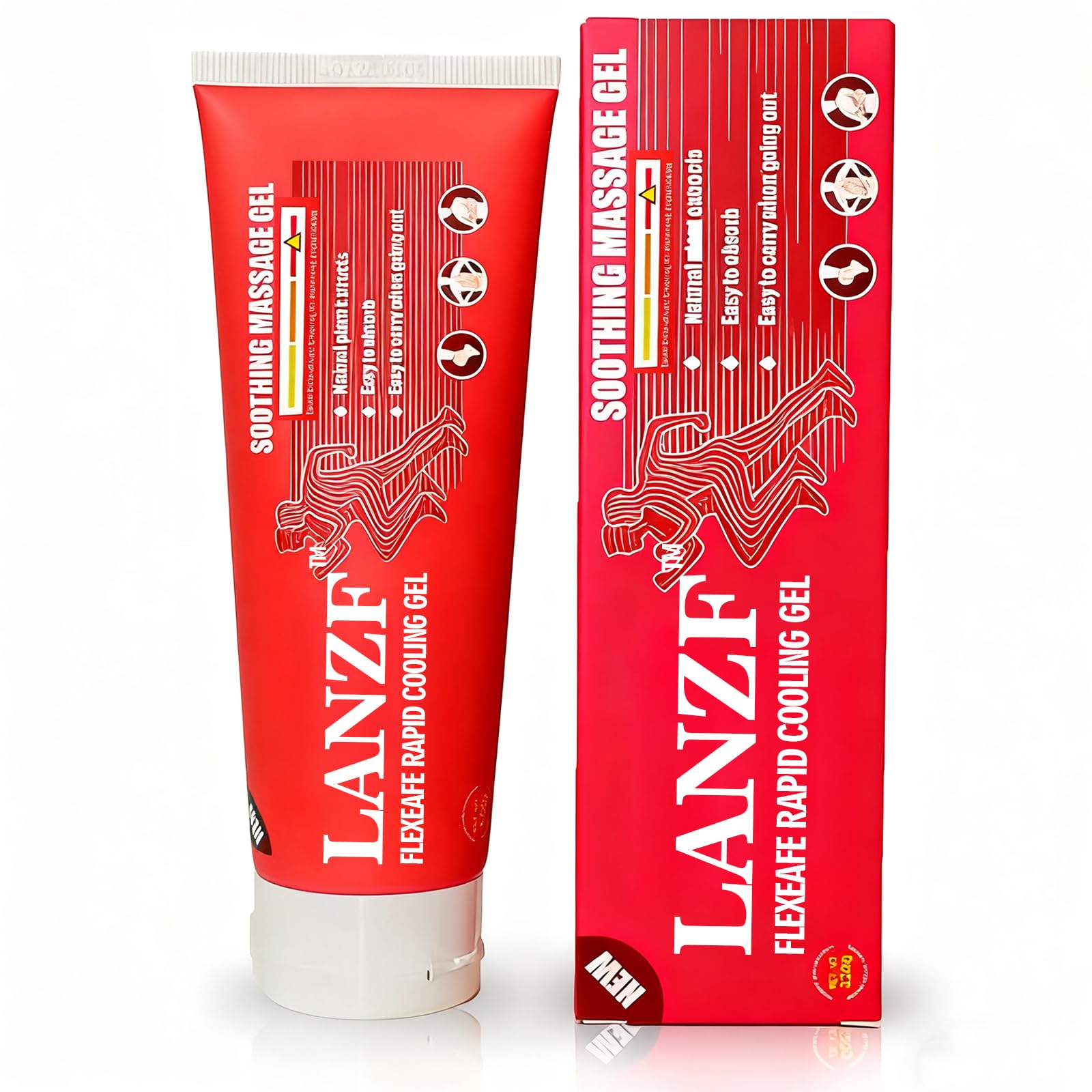 LANZF Joint Gel bottle close-up, smooth non-greasy formula for daily use.