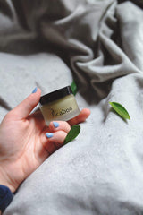 La Parea Wellness under-breast-area application on clean skin aids care
