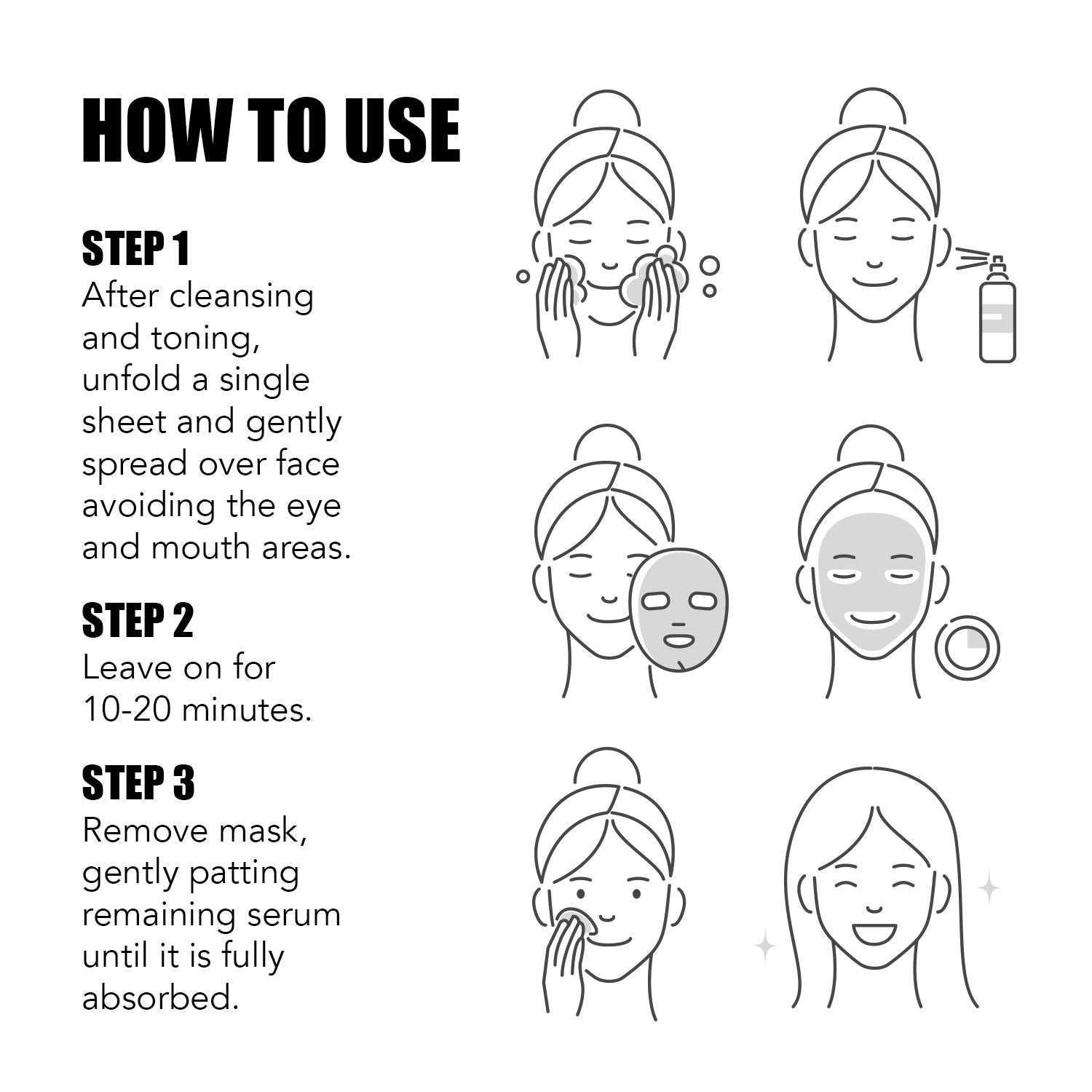 LAPCOS Ceramide Sheet Mask texture detail reveals breathable, gentle sheet material.