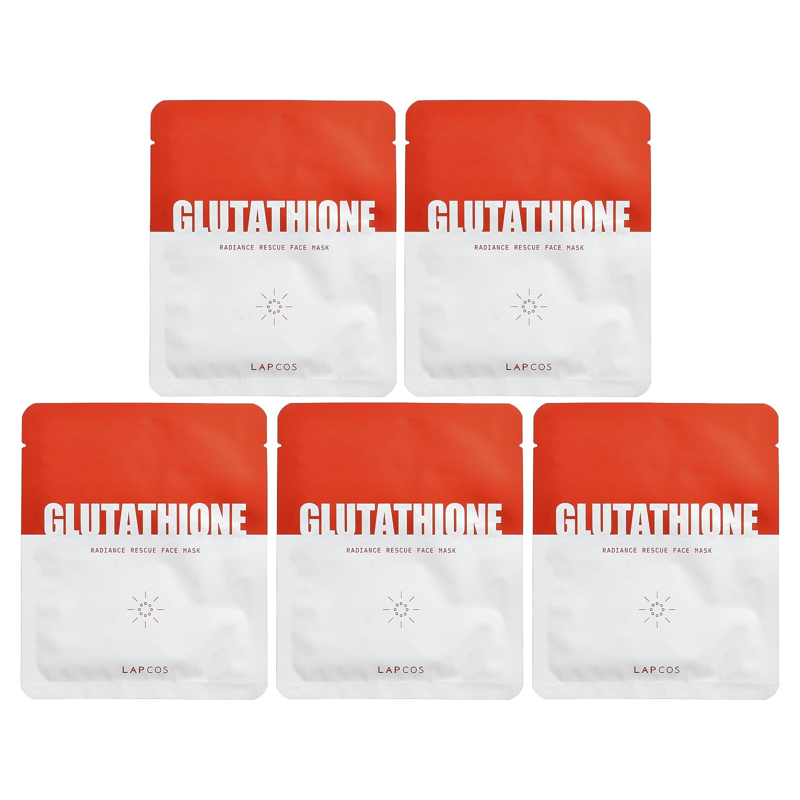 LAPCOS Glutathione Radiance Rescue Mask pack brightens and revives tired skin