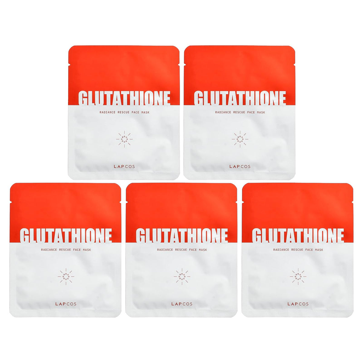 LAPCOS Glutathione Radiance Rescue Mask pack brightens and revives tired skin
