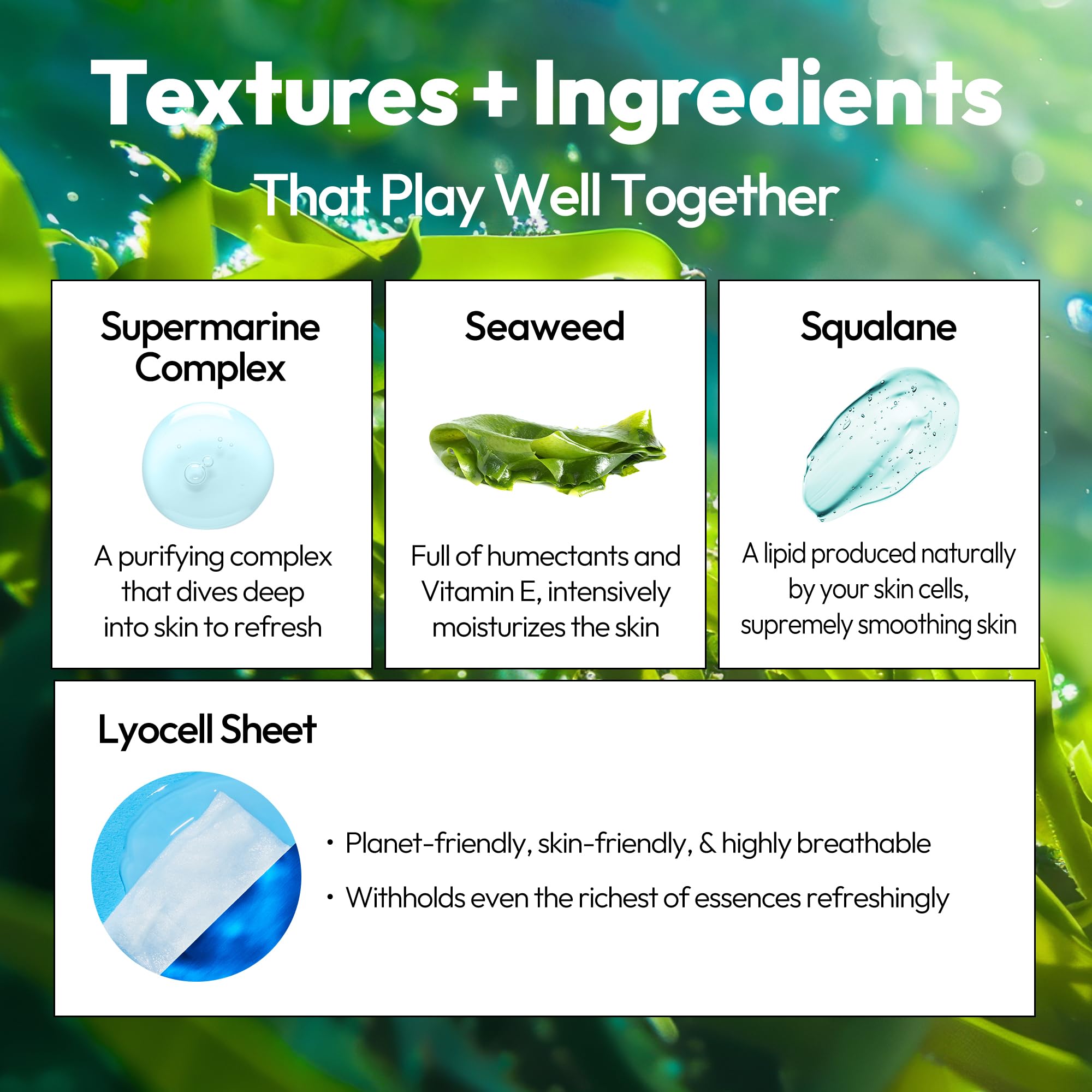 LAPCOS Hyaluronic Acid boost visual with serum layer for smooth skin.