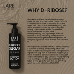 Laré Naturals Ribose Sugar Cream with Vitamin E for a protective skin boost.