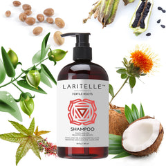 Laritelle Fertile Roots California hand-poured bottle crafted with care