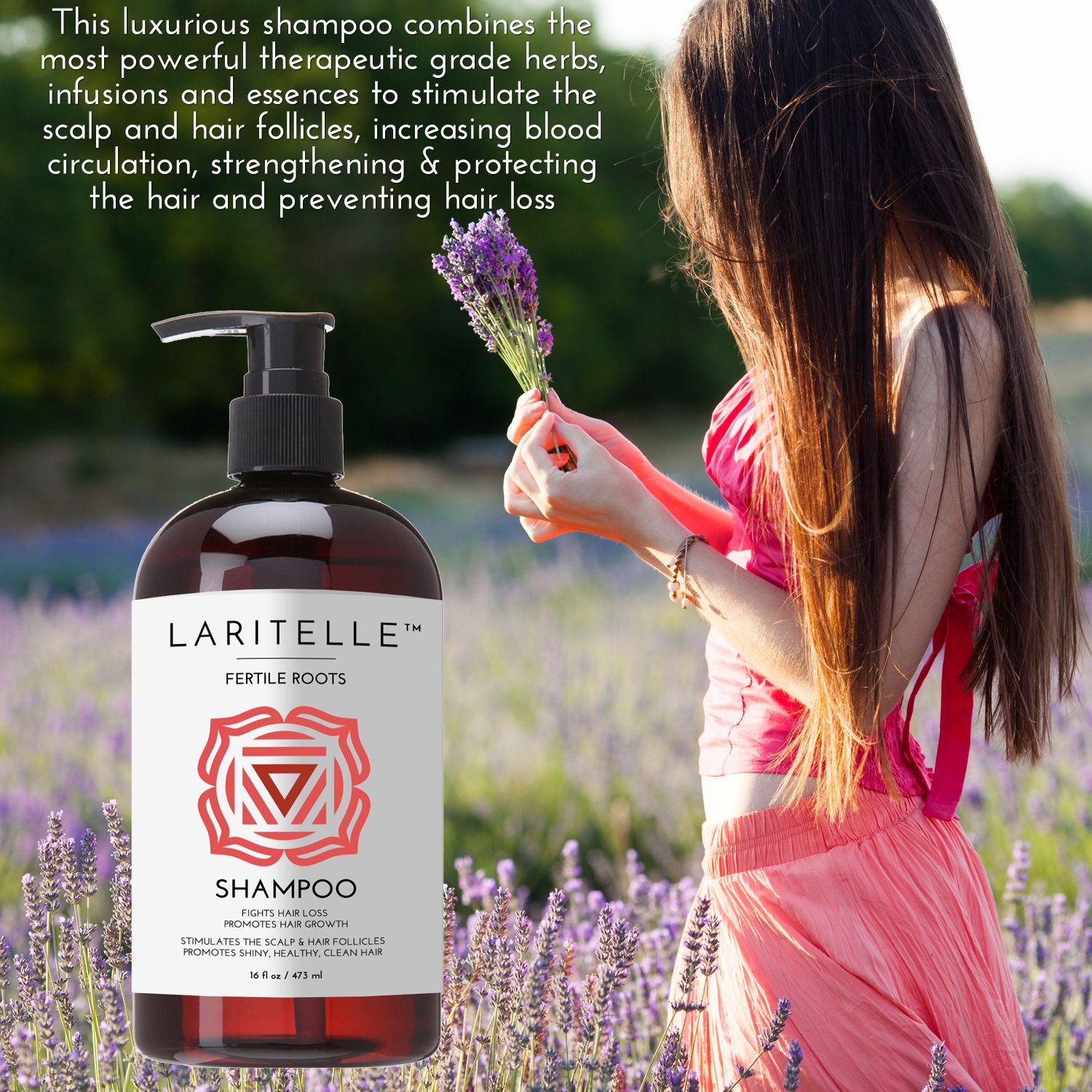 Laritelle Fertile Roots lather closeup with rich creamy texture