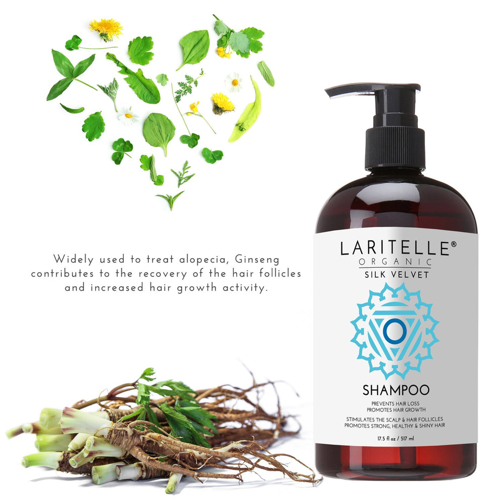 Laritelle ingredients cornflower and chamomile illustrating soothing scalp care