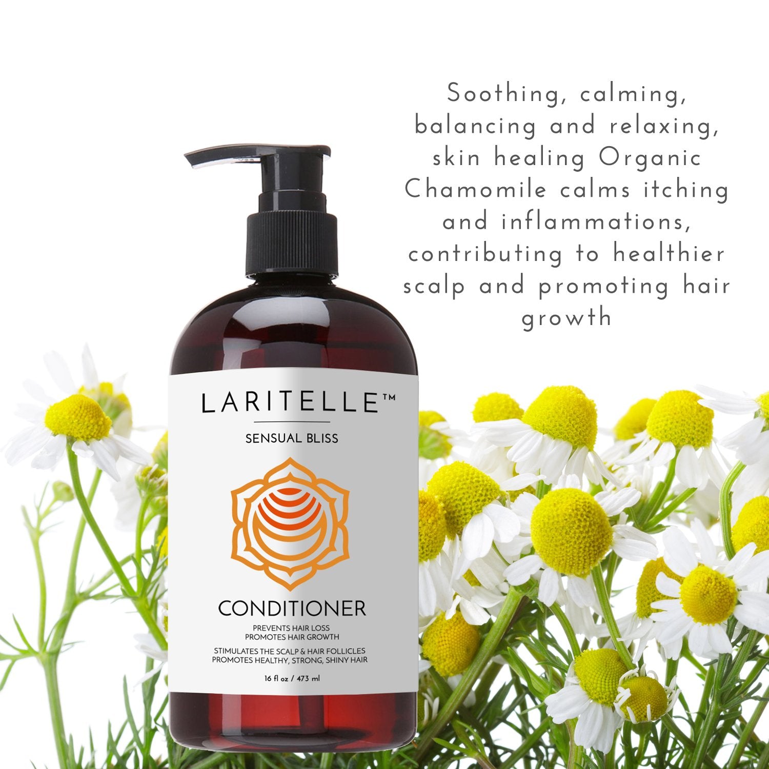 Laritelle Organic Hair Growth Set hair loss treatment bottle for scalp care