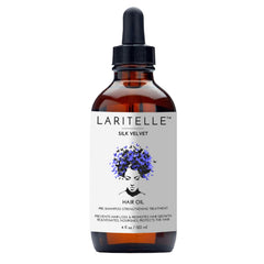 Laritelle Organic Hair Loss Prevention bottle; promotes scalp health and potential hair growth.