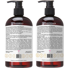 Laritelle Shampoo and Conditioner set displayed together for a cohesive routine.