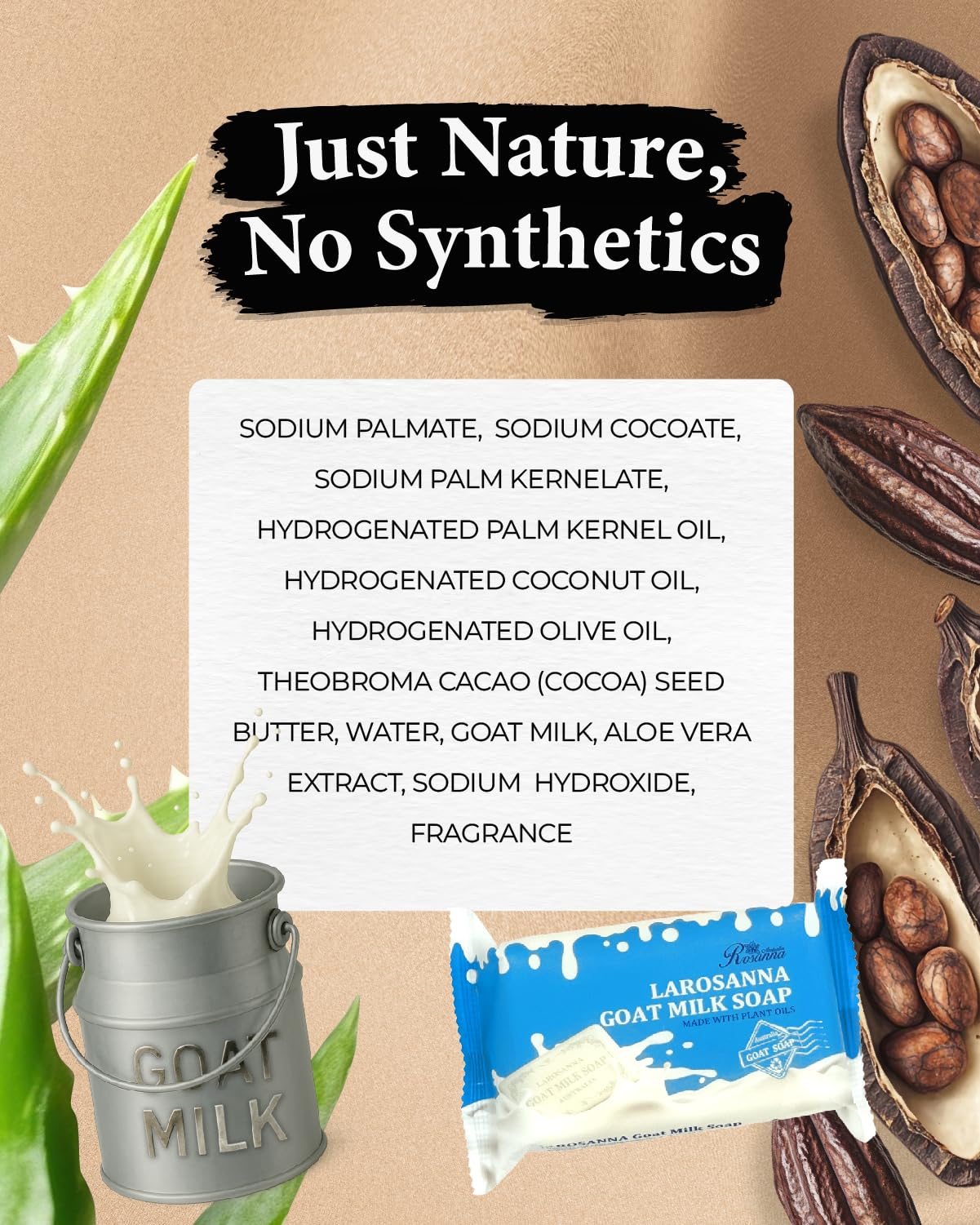Larosanna goat milk soap long-lasting bar demonstrates durability and value