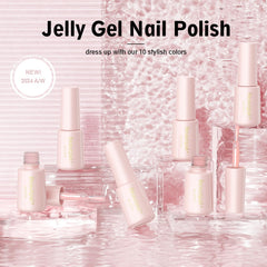 Larvall Beautpal Milky White Jelly Nude packaging emphasizes travel-friendly 7ml bottles.