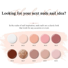 Larvall Beautpal color swatches display soft pink nude shades for versatile daily looks.