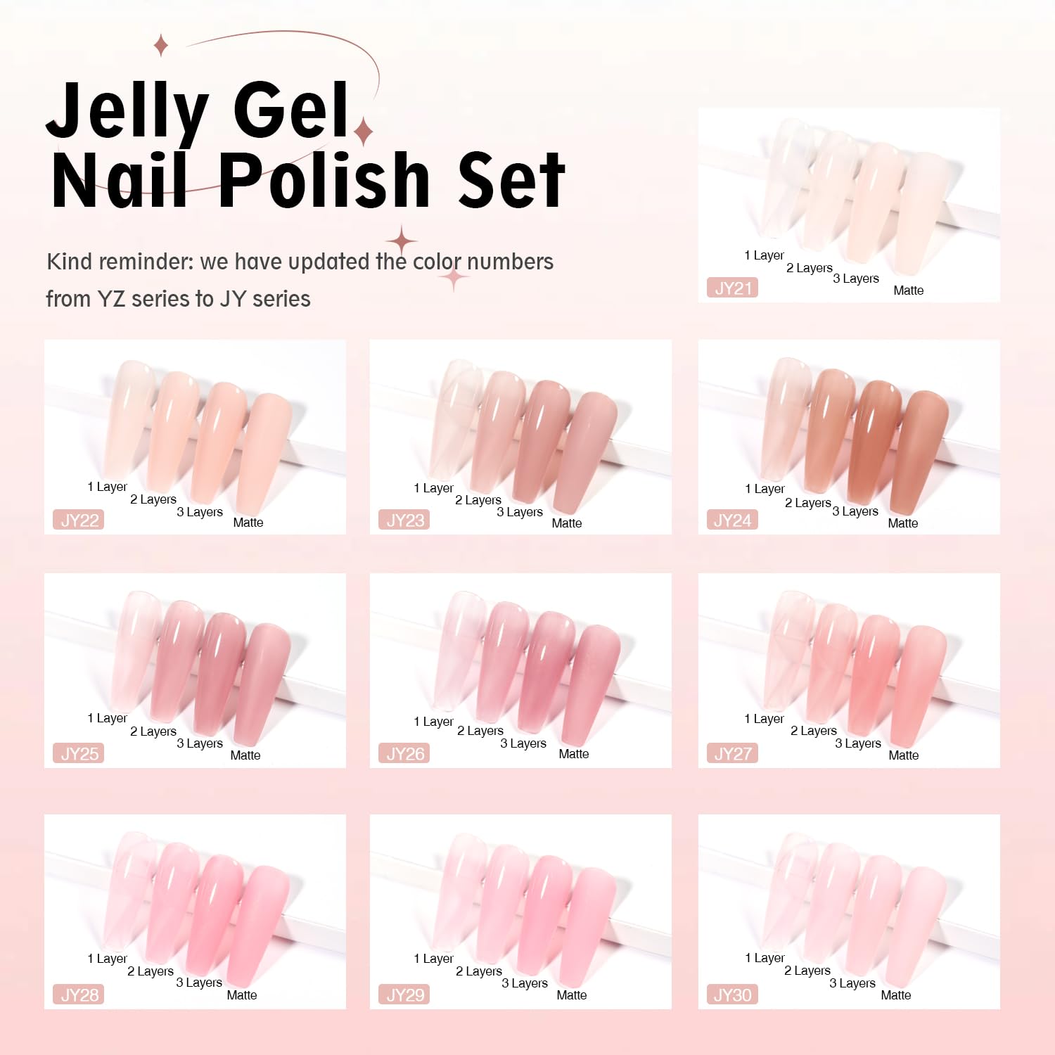 Larvall Beautpal sheer gel layering demonstrates buildable opacity for subtle nails
