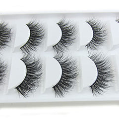 LASGOOS handmade 3D mink lashes application for a precise lash line