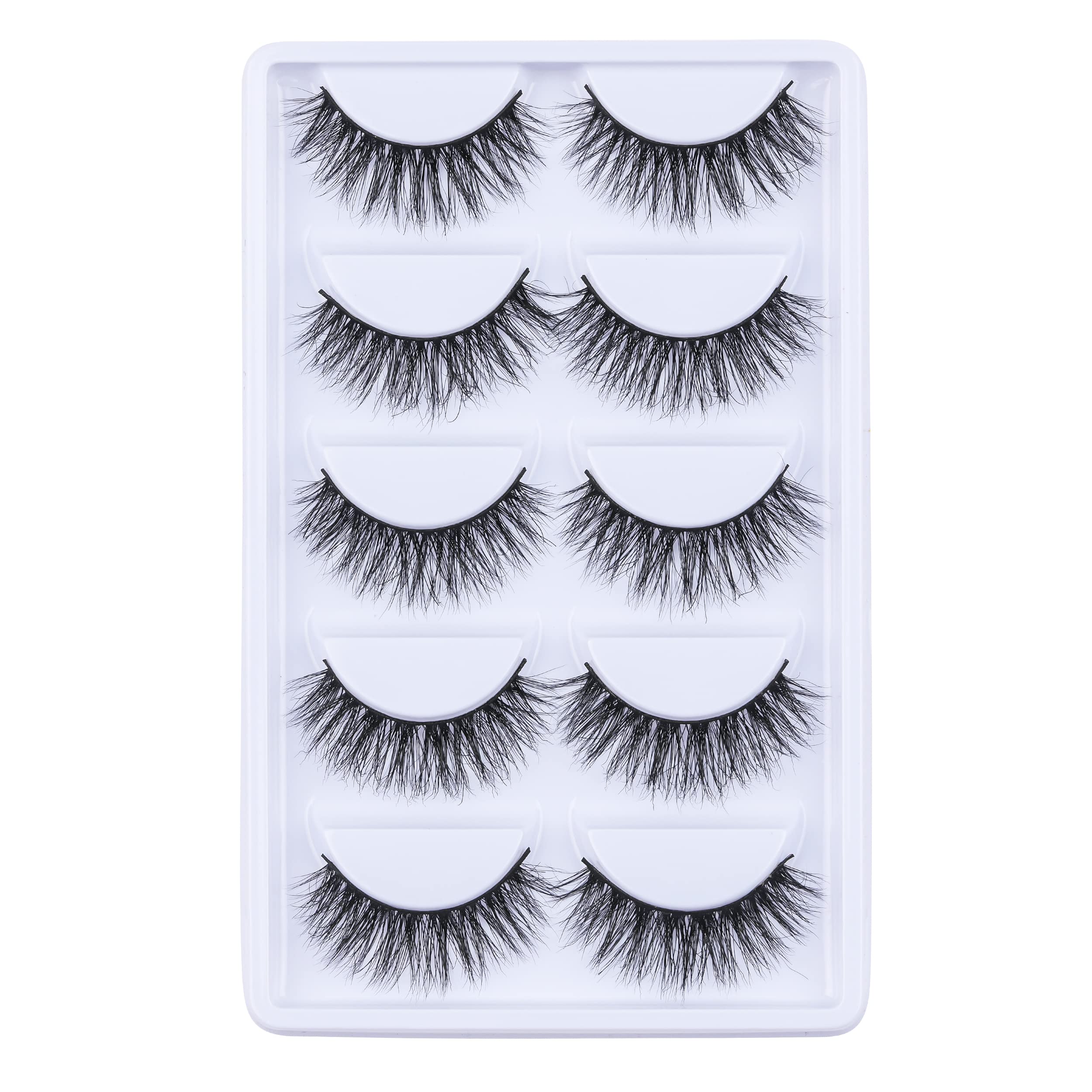 LASGOOS luxurious Siberian mink 3D lashes for lightweight daily wear and natural volume.