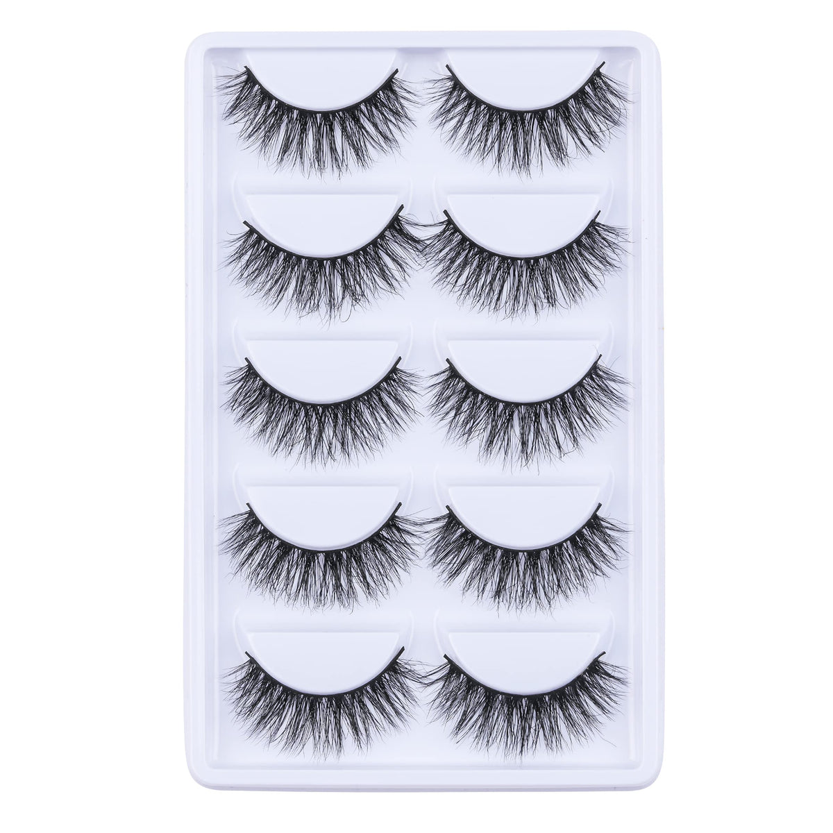 LASGOOS luxurious Siberian mink 3D lashes for lightweight daily wear and natural volume.