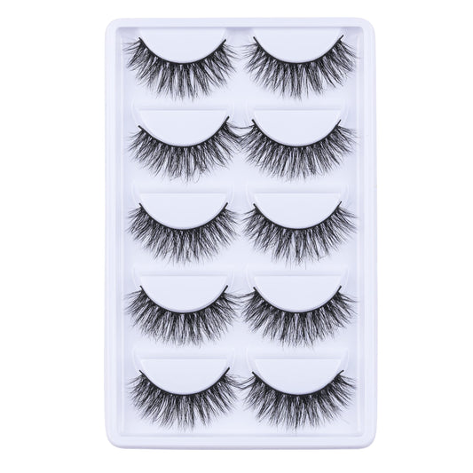 LASGOOS luxurious Siberian mink 3D lashes for lightweight daily wear and natural volume.