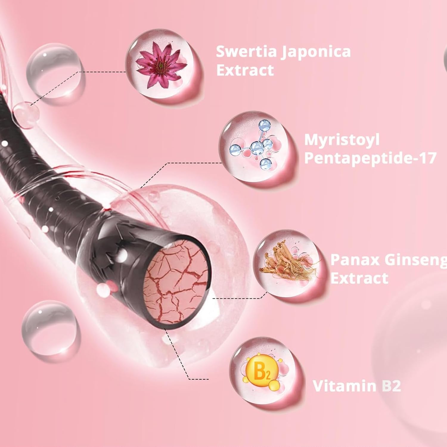 LASH by Maya Serum closeup brush for gentle lash application