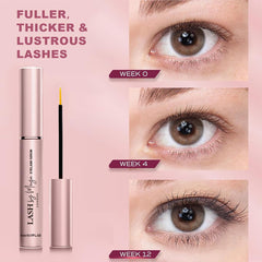 LASH by Maya Serum flatlay with product and lifestyle items