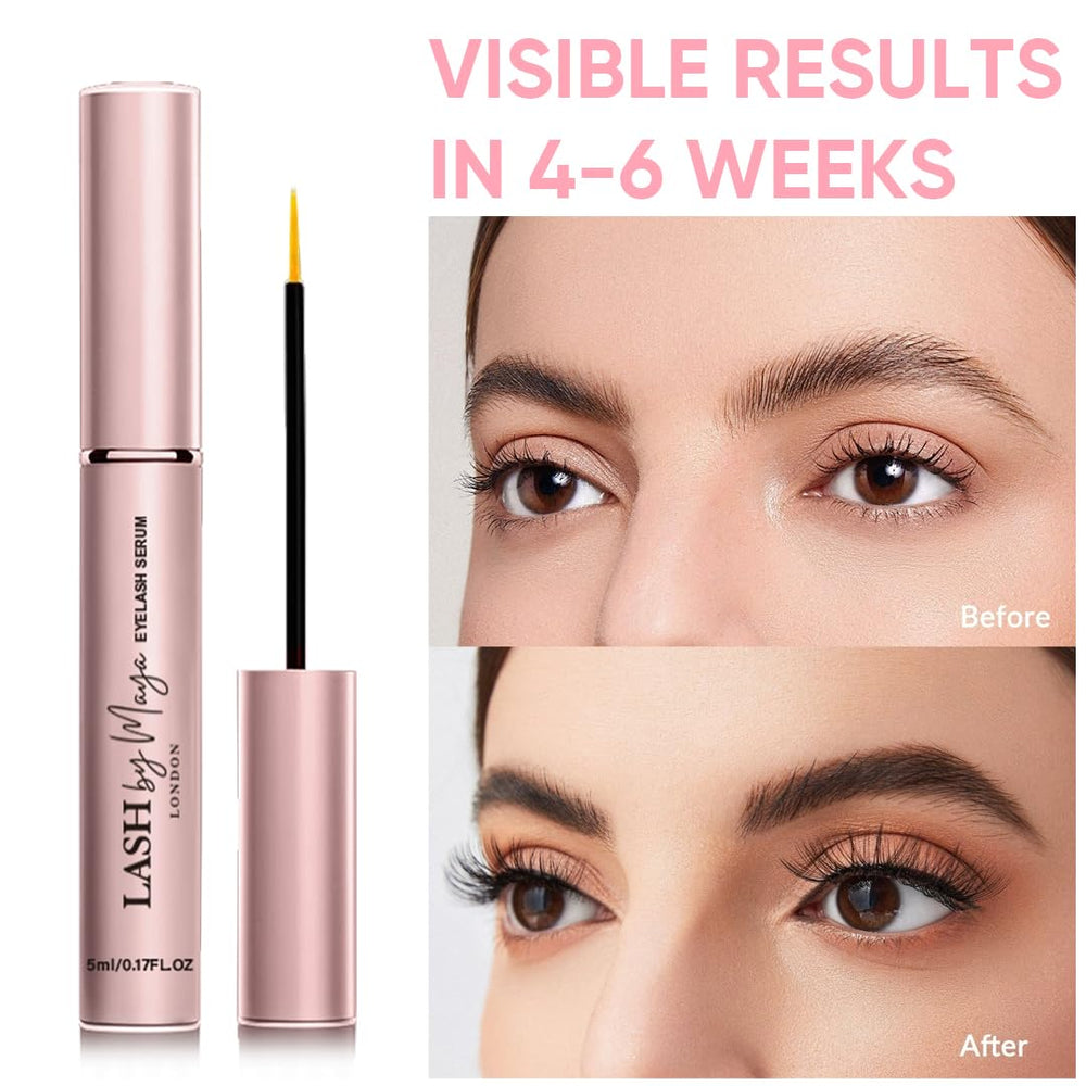 LASH by Maya Serum in-use scene showing daily routine