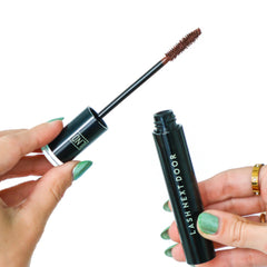 Lash Next Door water-resistant Espresso formula packaging for all-day wear.