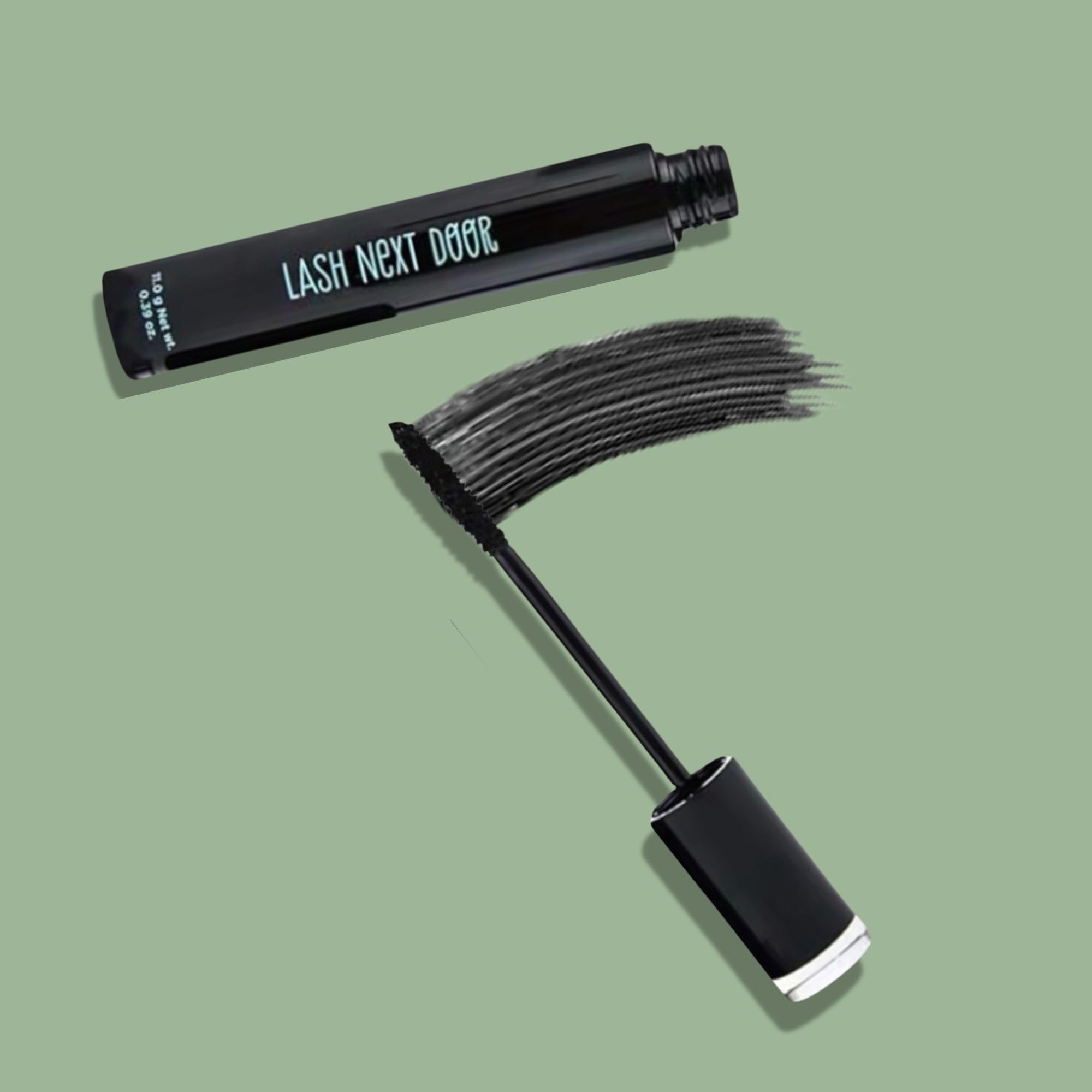 Lash Next Door mascara water resistance test demonstrates durable, long-wearing results.