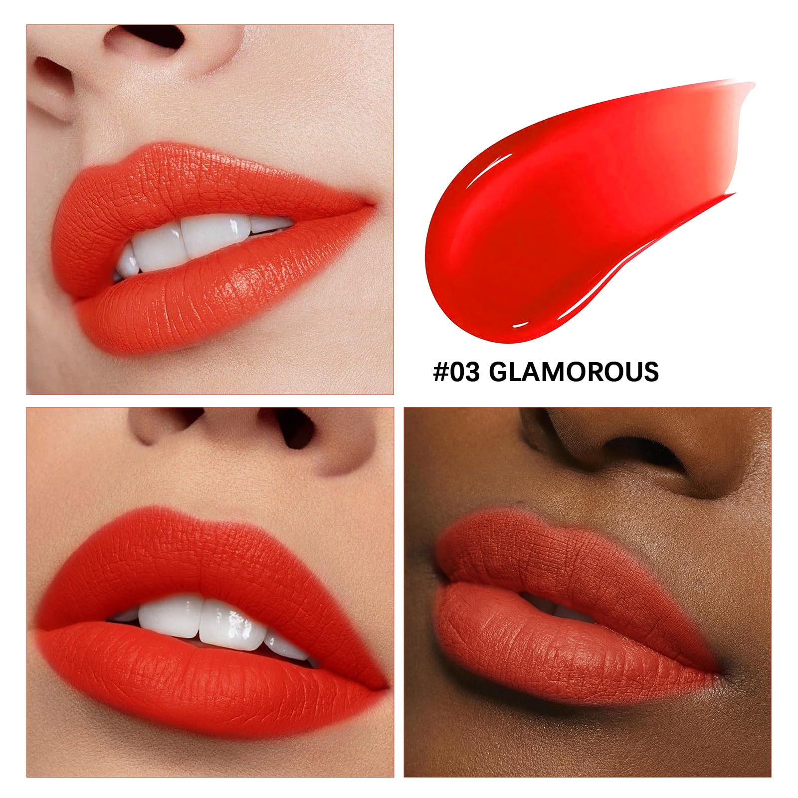 LashCharm long-lasting waterproof matte finish highlights durable color all day.